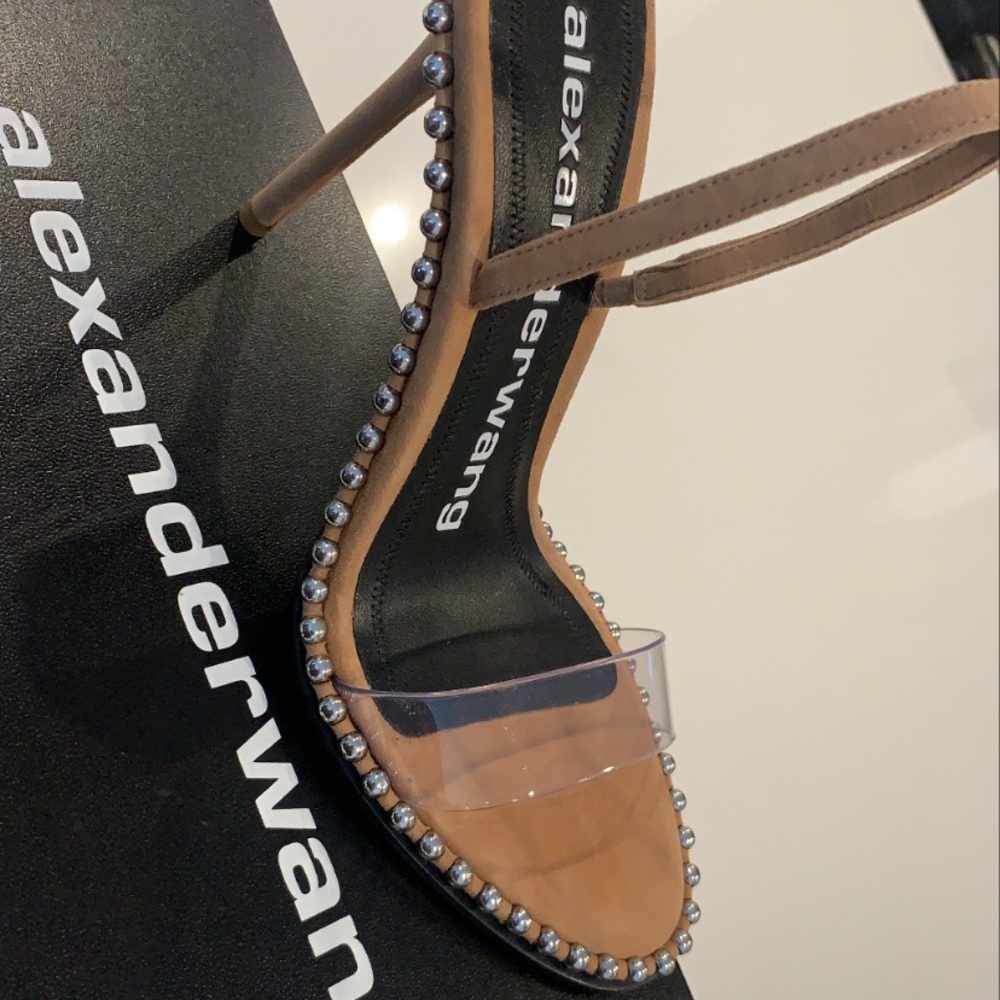 Alexander Wang Nova Suede/PVC Slingback (sz. 38.5)